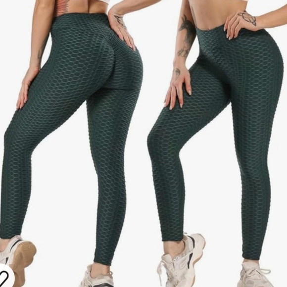 Seasum Pants - Women's High Waist, textured, lifting yoga pants